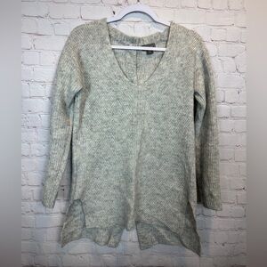 Point Sur  J Crew alpaca‎ wool blend tunic back button accent sweater, sz XS